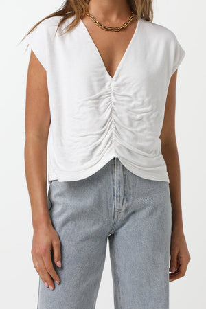 Madison The Label Gracie Top | White