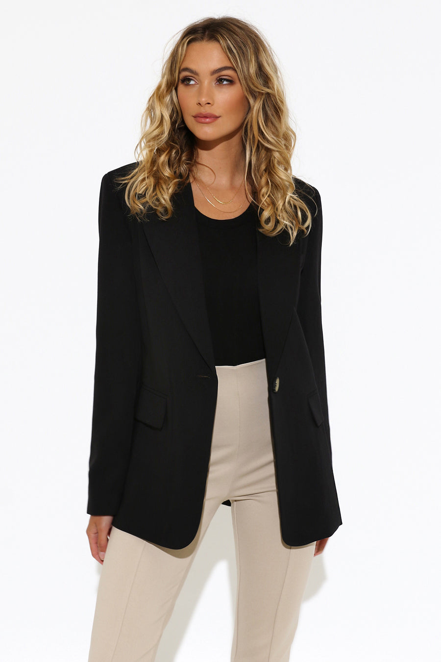 Fancy on sale black blazer