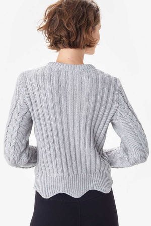 Lolë Crewneck Sweater in Grey
