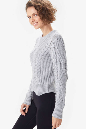 Lolë Crewneck Sweater in Grey