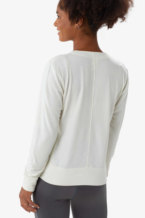Lole Dionne Sweatshirt | Black & Ecru