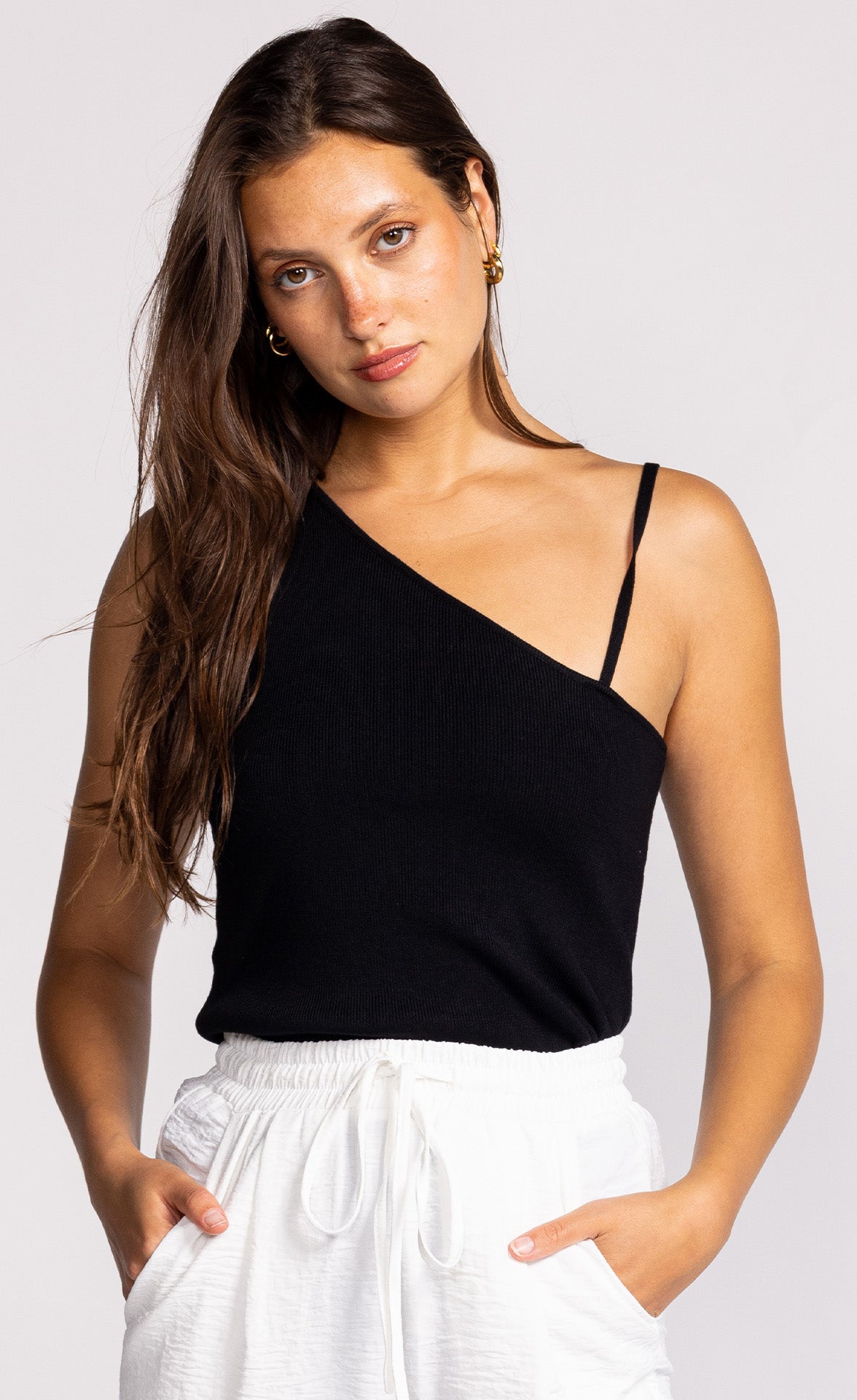 Pink Martini Nina Top | Black + White