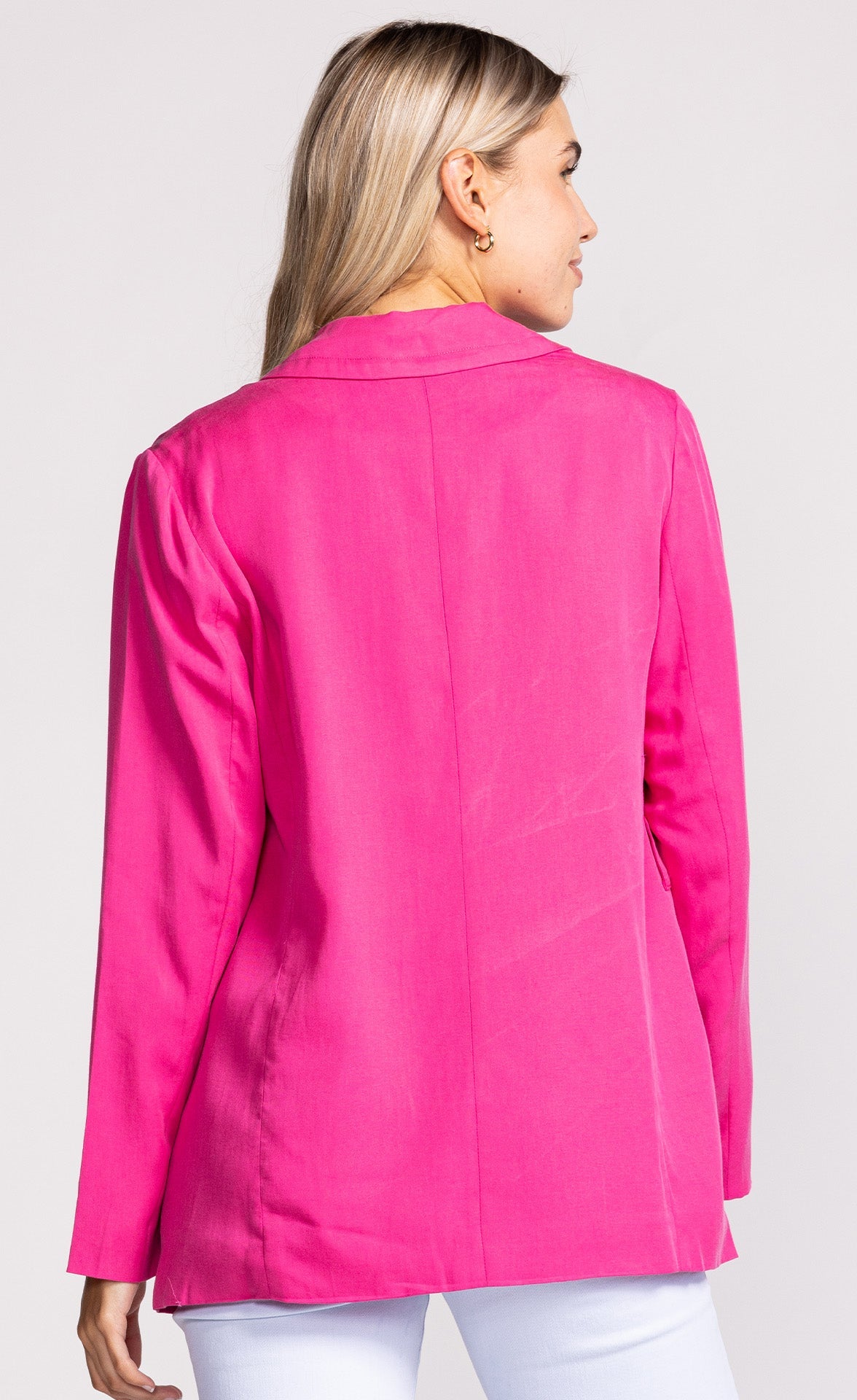 Pink blazer sale jacket womens