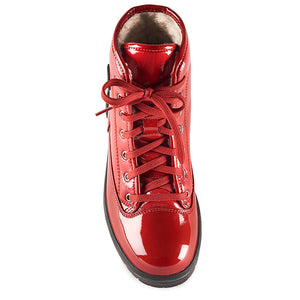 Olang Sound Boots With Grips | Black + Red