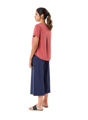 Duffield Design Gaucho Pants | Navy