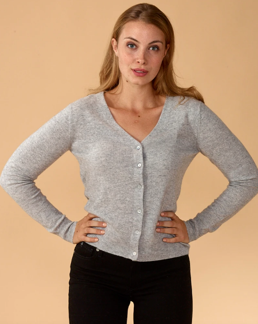 Lemonwood Millie Cashmere Button-Up Cardigan (Black, Grey, Pink + Bisc -  Fancy That & The Roundstone