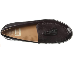 FitFlop Paige Faux-Pony Moccasin Loafer in Berry