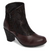 Cloud Janis Leather Boots in Burgundy