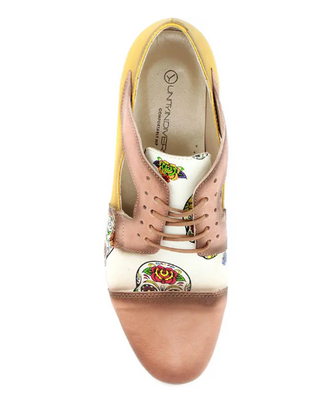 Unity in Diversity Picassa Oxford Shoes (Tan, Silver)