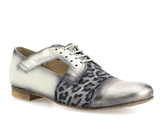 Unity in Diversity Picassa Oxford Shoes (Tan, Silver)