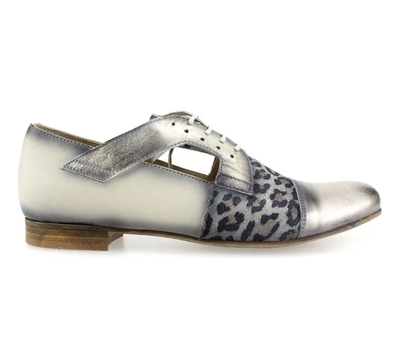 Unity in Diversity Picassa Oxford Shoes (Tan, Silver)