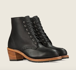 Red Wing Clara Heeled Leather Boots in Black