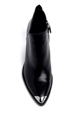 Rebecca Minkoff Seiji Leather Boots in Black