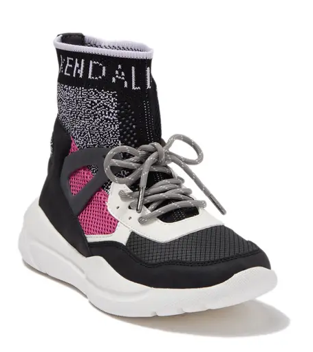 Kendall + Kylie North High Top Sneakers in Fuchsia