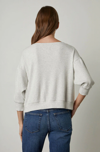 Velvet by Graham & Spencer Magson Pullover Sweater | Ash