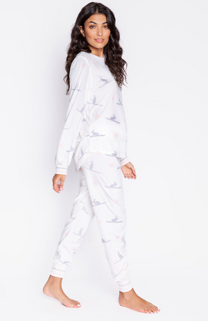 PJ Salvage Snow Bunny Pajama Set