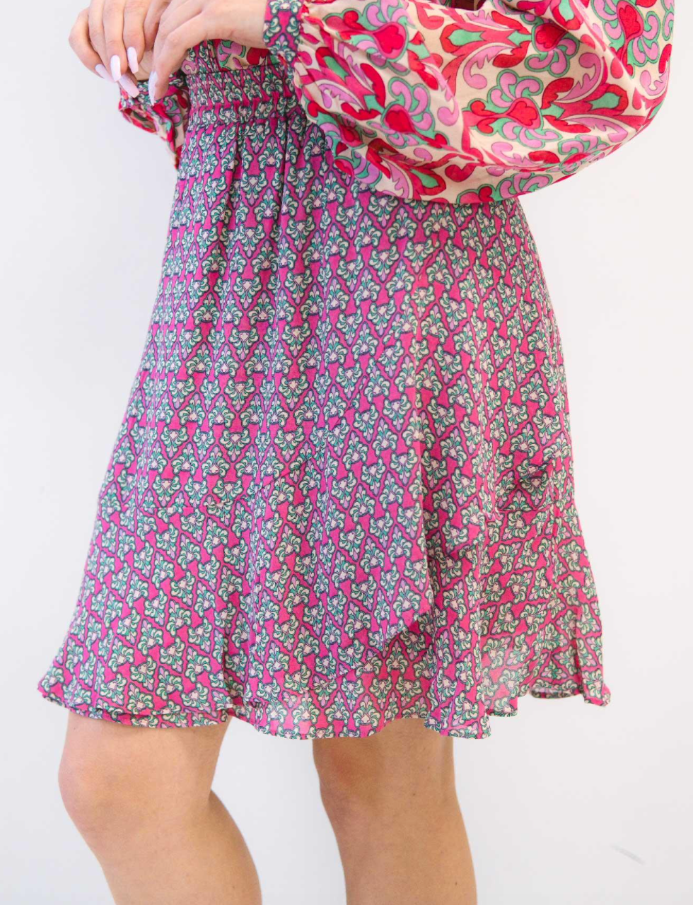 Esqualo Printed Skirt