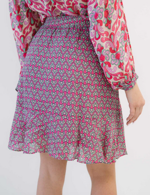 Esqualo Printed Skirt