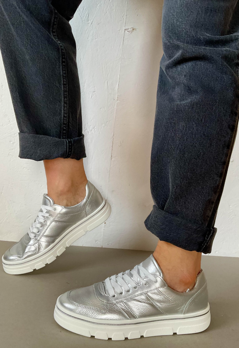 Ara Shoe | Pink + Silver