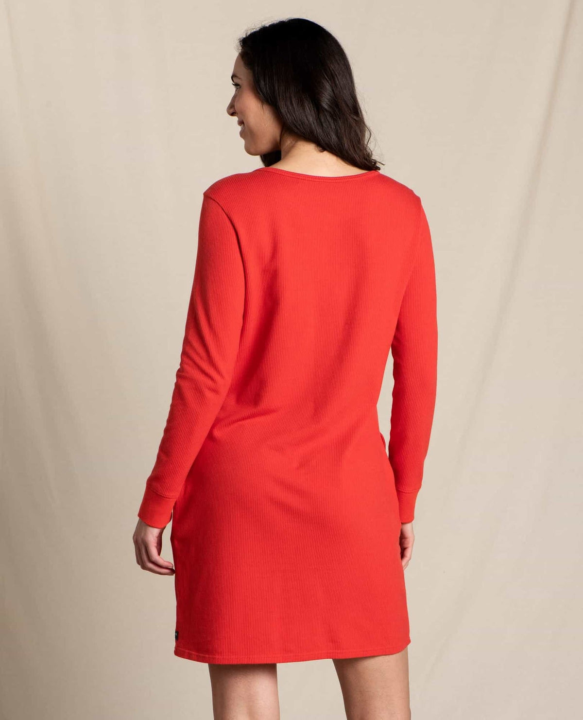 Toad & Co Ponderosa Organic Cotton Long Sleeve Dress | Winterberry