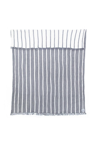 Tofino Towel Ahoy Throw Blanket | Beige & Stone