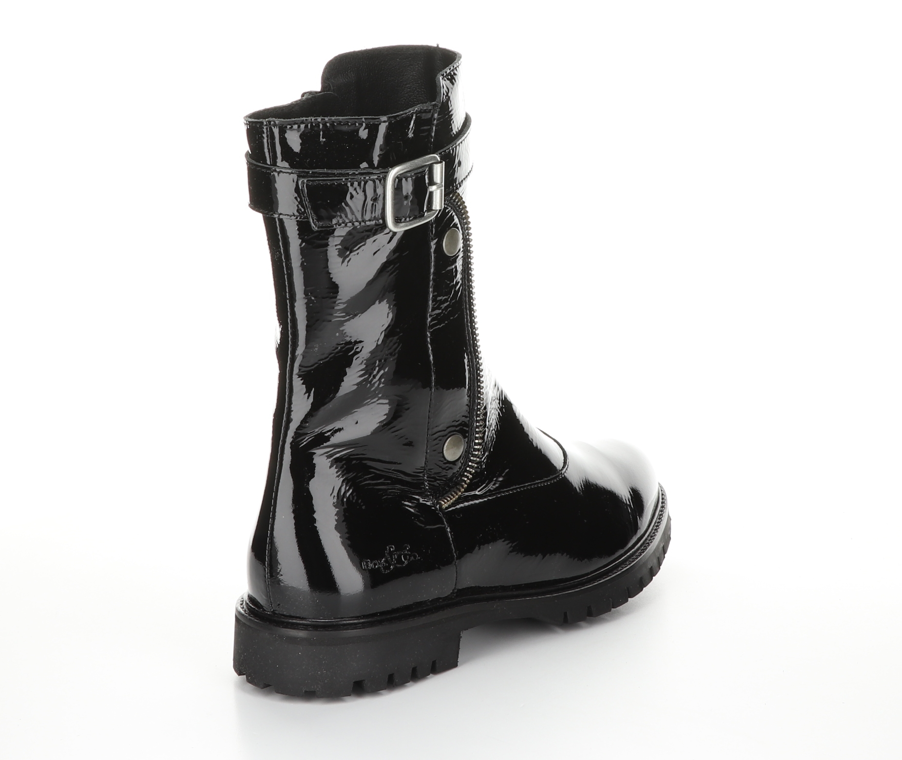 Patent buckle boots online