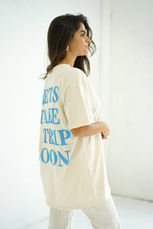 Yellow The Label Let's Take A Trip Soon Tee