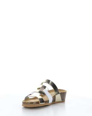 Bos & Co Luzzi Sandal | Zebra + Platinum