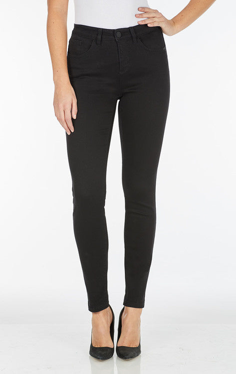 French Dressing Jeans Petite Olivia Slim Leg in Black