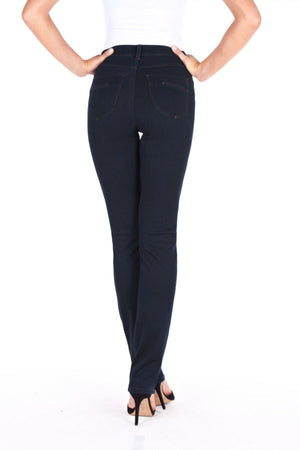 French Dressing Jeans Love Denim Olivia Straight Leg in Black