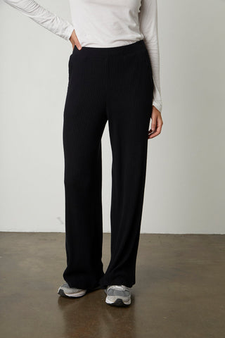 Velvet by Graham & Spencer Astrid Wide Leg Pant | Ash