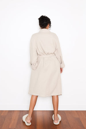 Tofino Towel The Quest Robe | Beige, Clay & Coral