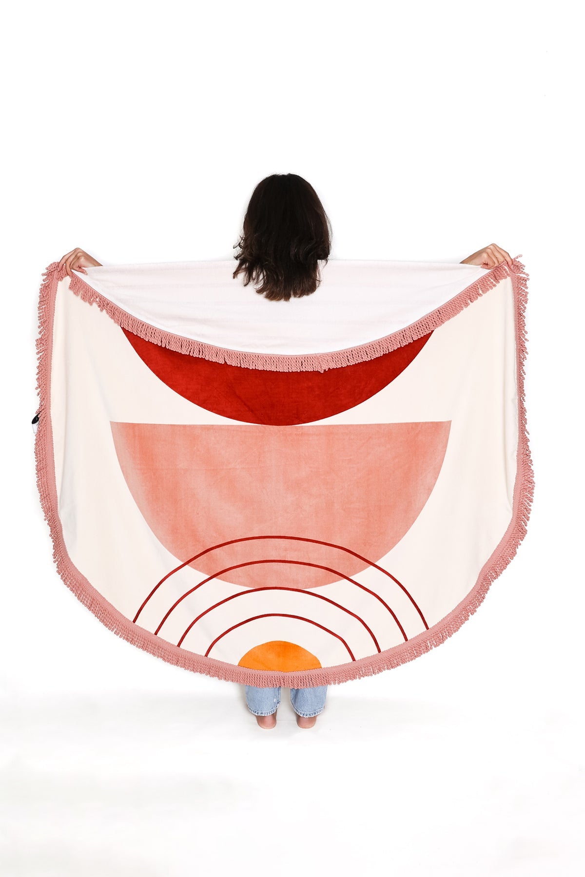 Tofino Towel Skye Velour Cotton Round Towel