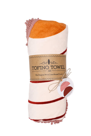 Tofino Towel Skye Velour Cotton Round Towel