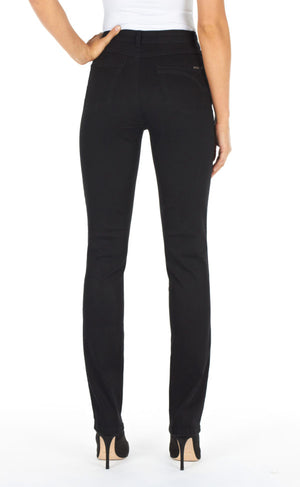 French Dressing Jeans Petite Suzanne Slim Leg (Pleasant, Black)