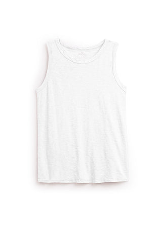 Velvet by Graham & Spencer Taurus Cotton Slub Tank | White