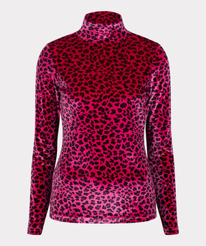 Esqualo Velour Printed Top